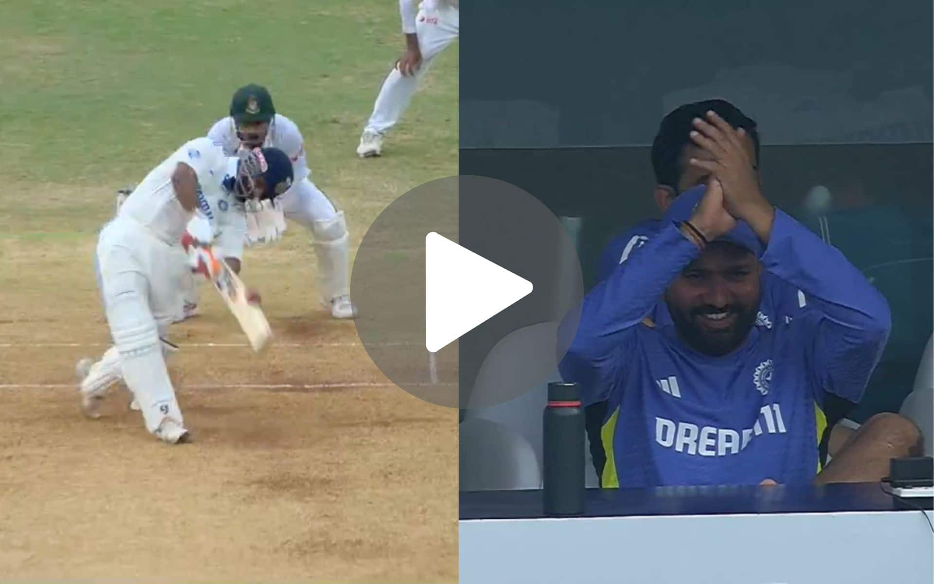 [Watch] Rishabh Pant Impresses Rohit Sharma As He Whacks Shakib Al Hasan For A Massive Six 